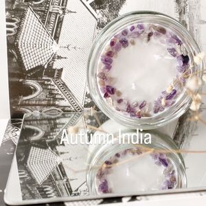 Lavender & Amethyst Crystal (Jar Candle)